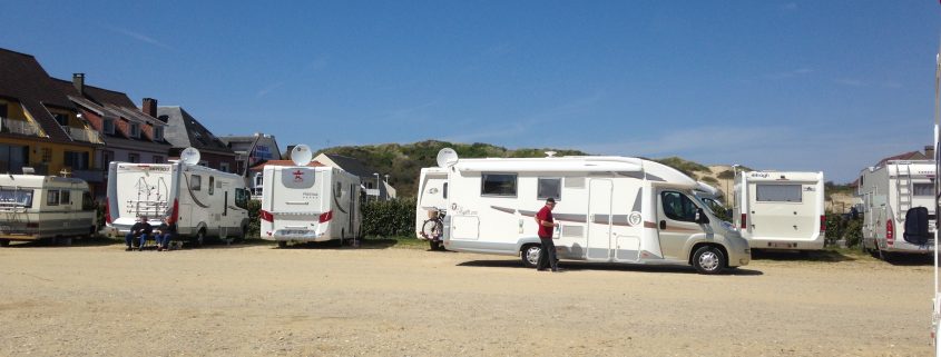 Camperplaats Aire de Camping-Car Fort-Mahon-Plage